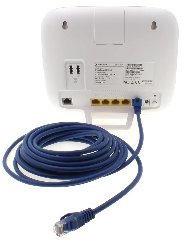Alt view image 7 of 7 - 1aTTack.de - 10 x 1.5m Cat7 network cable, Cat.7 Ethernet, Lan & Cat 7 patch cable for maximum internet speed & connects all devices with RJ 45 plug blue