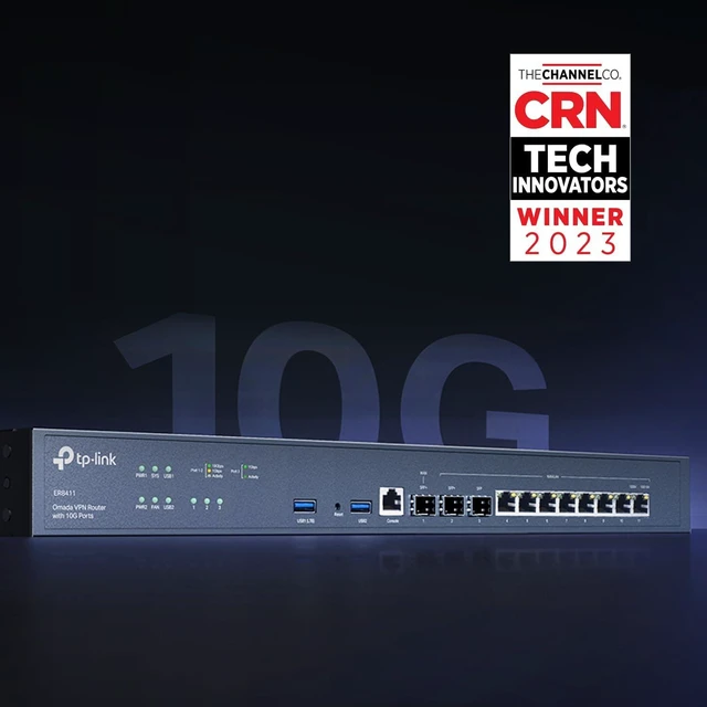 Main image of Omada ER8411, Enterprise Wired 10G Dual-Band VPN Router
