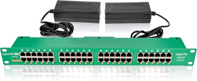 Main image of PoE Texas 24-Port IEEE 802.3at PoE+ Injector with 2 x 120W Supplies