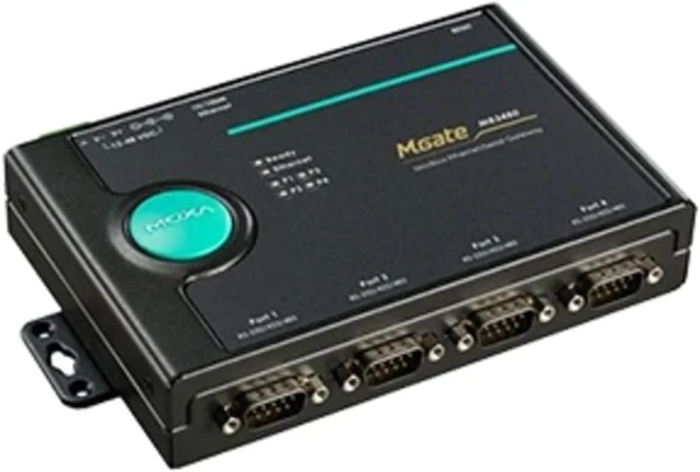 Main image of MOXA MGate MB3480-4 Ports Serial-to-Ethernet Modbus Gateway