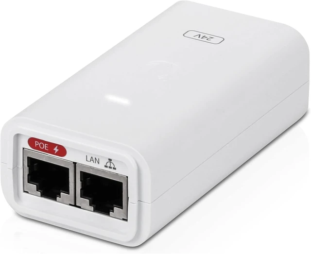 Alt view image 2 of 7 - UBIQUITI Networks POE-24-12W-5P Gigabit Ethernet PoE Adapter and Injector - PoE Adapter/Injector (Gigabit Ethernet, 10,100,1000 Mbit/s, 90-260 V, 47-63 Hz, 0.5 A, 0-40°C)