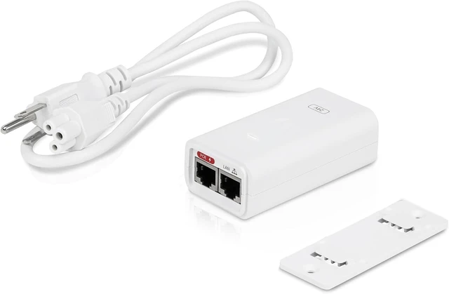 Alt view image 7 of 7 - UBIQUITI Networks POE-24-12W-5P Gigabit Ethernet PoE Adapter and Injector - PoE Adapter/Injector (Gigabit Ethernet, 10,100,1000 Mbit/s, 90-260 V, 47-63 Hz, 0.5 A, 0-40°C)