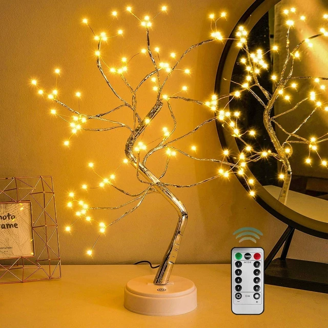 Main image of OURBAOFU 20'' 108LED Fairy Sparkly Tree Lamp with Remote Control