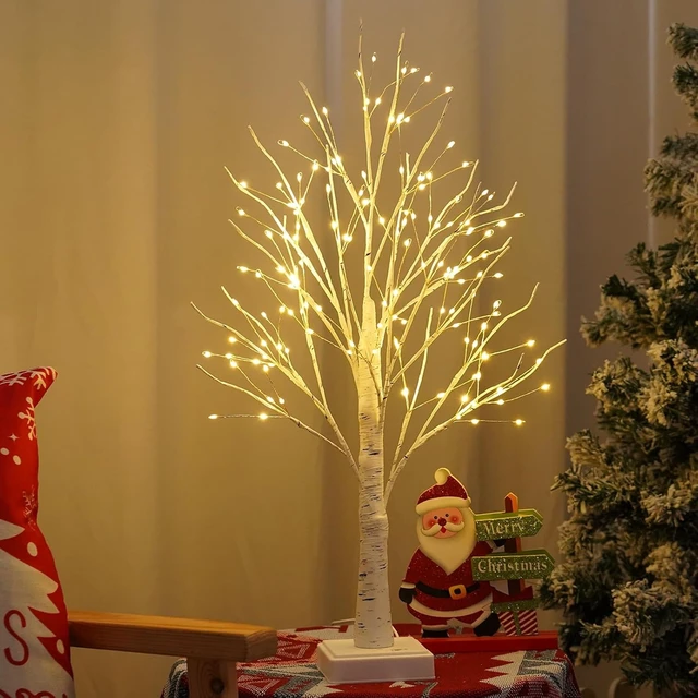 Alt view image 3 of 7 - OURBAOFU 144 LED Birch Tree Lights with Remote Control, Timer
