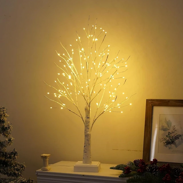 Alt view image 6 of 7 - OURBAOFU 144 LED Birch Tree Lights with Remote Control, Timer