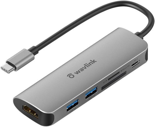Macbook Pro 2021 Hubusb C Hub For Macbook Pro 2021 - 6-in-1 Dock With Pd,  Hdmi & Sd Card Slot
