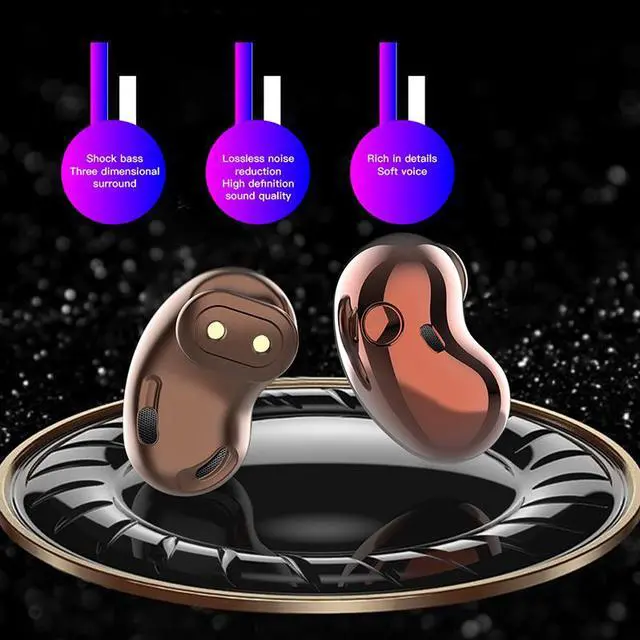 Alt view image 2 of 4 - Wireless Headphones Bluetooth 5.1 TWS Headphones with Microphone Bluetooth Earphone Stereo Headset for IOS Samsung Buds Live