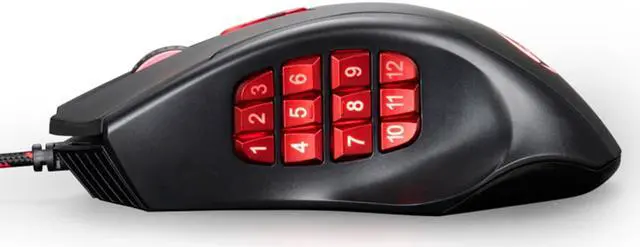 Alt view image 4 of 7 - USB Optical Mouse 10000 DPI Wired Gaming 17 Side Keys Programing Mechanical Mouse RGB Backlit gaming Mouse laptop computer