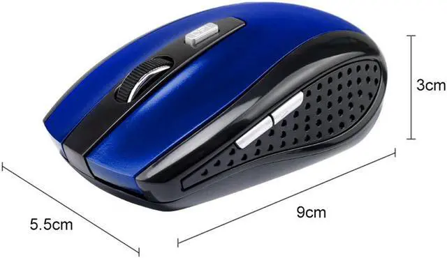 Alt view image 2 of 5 - Adjustable DPI Mouse 2.4GHz Wireless Mouse 6 Buttons Optical Gaming Mouse Gamer Wireless Mice with USB Receiver for PC Computer