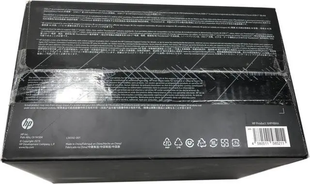 Alt view image 2 of 6 - HP Thunderbolt Dock 120W with HDMI Adapter, Universal USB-C Docking Station 6HP48AA#ABL New OpenBox