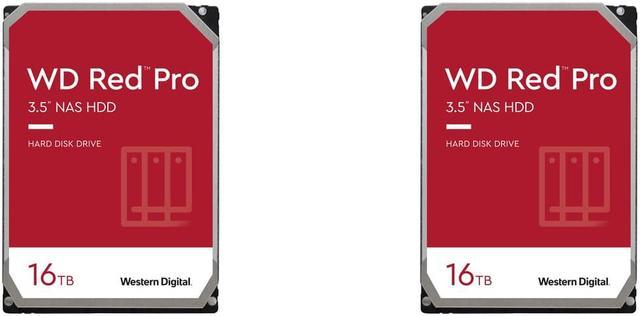 2 x WD Red Pro WD161KFGX 16TB 7200 RPM 512MB Cache SATA 6.0Gb/s 3.5