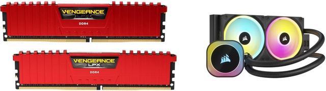 CORSAIR Vengeance LPX 16GB (2 x 8GB) 288-Pin PC RAM DDR4 3200 (PC4 25600)  Desktop Memory Model CMK16GX4M2B3200C16R 