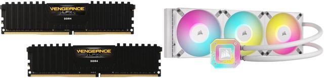 CORSAIR Vengeance LPX 16GB (2 x 8GB) 288-Pin PC RAM DDR4 3200 (PC4 25600)  Desktop Memory Model CMK16GX4M2B3200C16W 