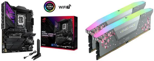 ASUS ROG STRIX Z890-E GAMING WIFI + CORSAIR Vengeance RGB