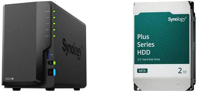 Synology 2-bay DiskStation DS224+ (Diskless) Synology