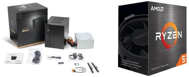 ASRock DESKMEET X300 Mini PC Barebone System AMD X300 DisplayPort