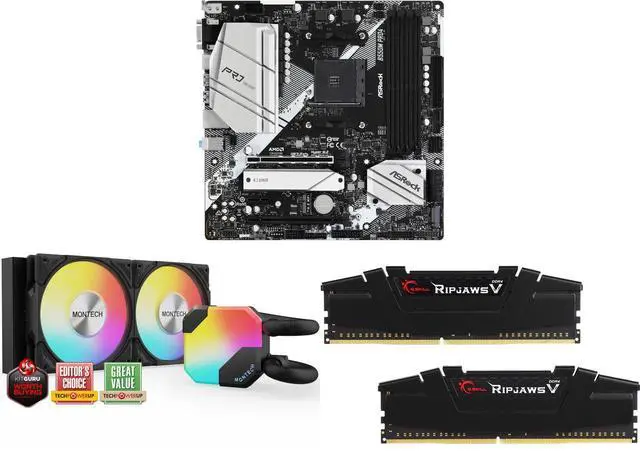 Motherboard CPU Cooler Memory Combo - ASRock B550M PRO4 Bundle