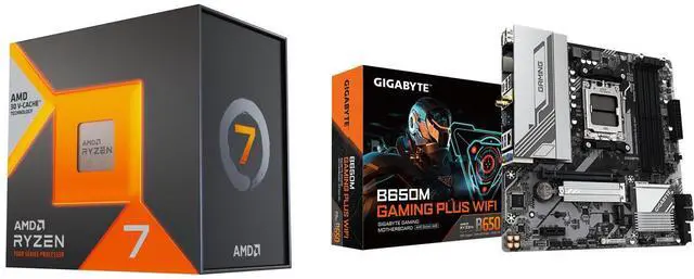 Ryzen 7800X3D +B650M GAMING PLUSWIFI セット AMD Ryzen 7 7800X3D, MSI B650-P WiFi, CPU+Motherboard Gaming Combo