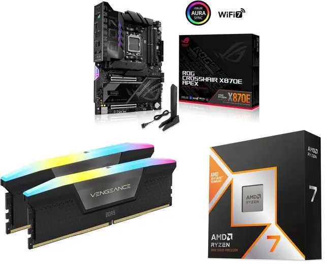 Motherboard Memory CPU Combo - ASUS ROG CROSSHAIR X870E APEX