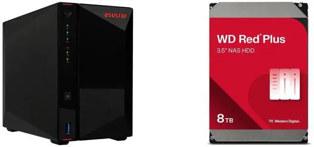 Asustor Nimbustor 2 Gen2 AS5402T 2 Bay NAS, Quad-Core 2.0GHz CPU