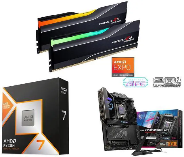 G.SKILL Trident Z5 Neo RGB Series 64GB (2 x 32GB) 288-Pin PC RAM DDR5