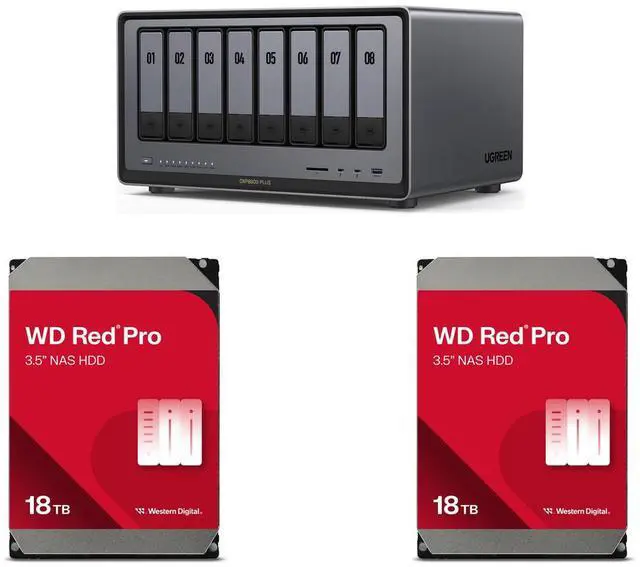 UGREEN NASync DXP8800 Plus, 8-Bay Thunderbolt™ NAS with Intel® 10