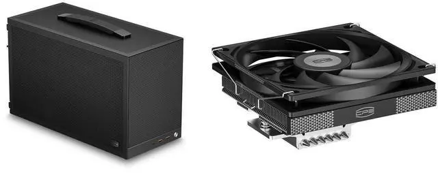 PCCOOLER CPS K101 MESH PC Case, Portable Desktop Mini ITX Case