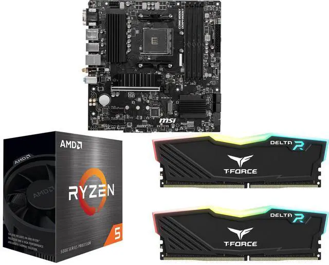 Motherboard CPU Memory Combo - MSI B550M PRO-VDH WIFI Bundle with