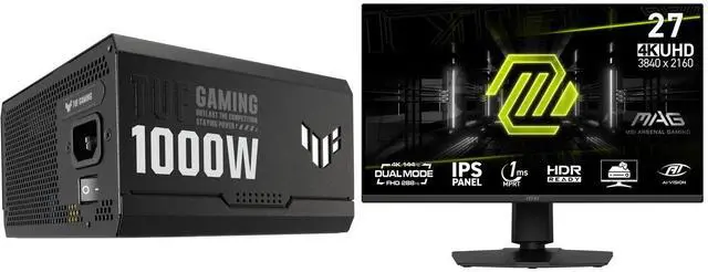 ASUS TUF Gaming 1000W Gold 80+ Gold Certified Fully Modular ASUS