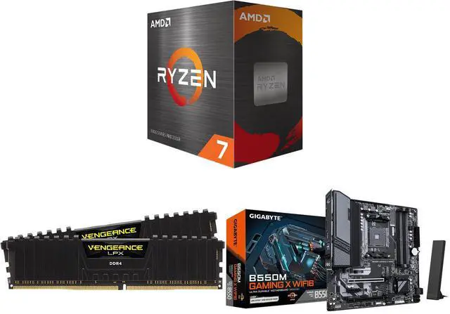 AMD Combo - RYZEN 7 5800X Bundle / CORSAIR Vengeance LPX 32GB (2 x