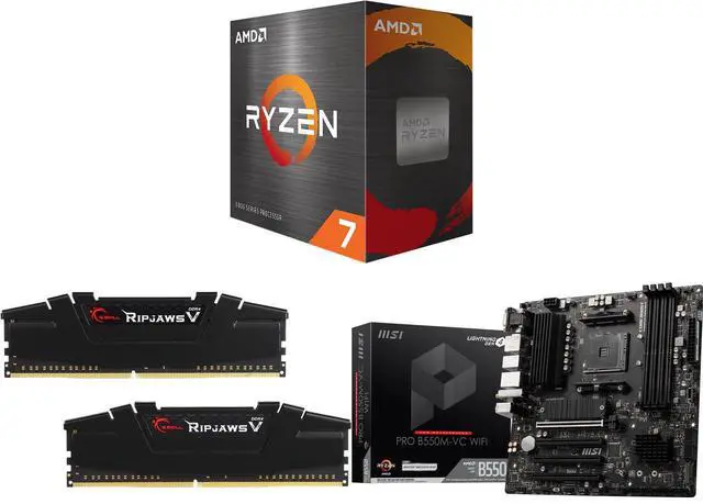 AMD Combo - RYZEN 7 5800X / G.SKILL Ripjaws V Series 32GB (2 x