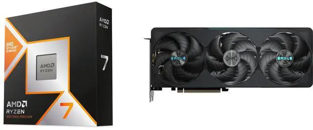 CPU GPU Combo - AMD RYZEN 7 9850X3D / GIGABYTE GV-N507TEAGLE OC-16GD