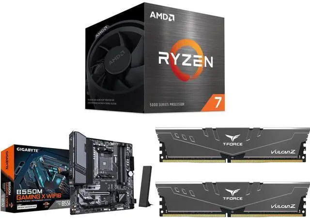 美品 Ryzen 7 5700G ベアボーンキット Gigabyte B550M B550M K (Rev