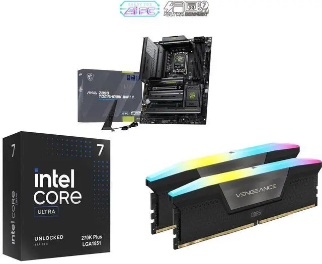 ジーメモリー Motherboard CPU Memory Combo - MSI Z890 TOMAHAWK WIFI II Bundle