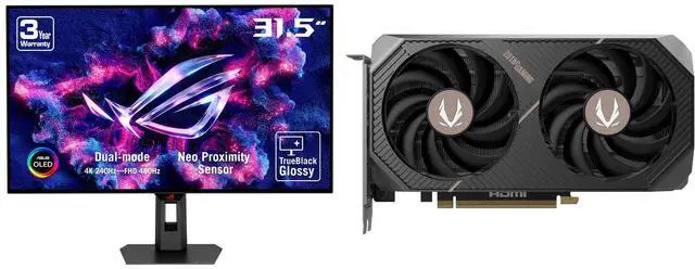Monitor GPU Combo - ASUS XG32UCWMG Bundle with ZOTAC ZT-B50610H-10A