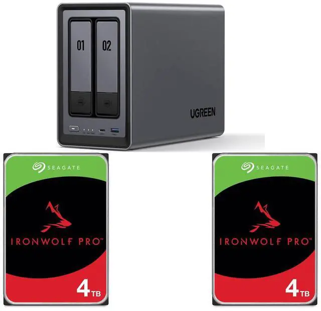 UGREEN NASync DXP2800, 2-Bay NAS with Intel N100 Quad-Core CPU (Up