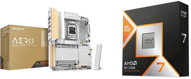 GIGABYTE X870E AERO X3D WOOD AMD AM5 LGA 1718 Motherboard, ATX