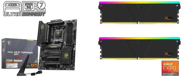 MSI MAG X870 TOMAHAWK WIFI Motherboard, ATX - Supports AMD Ryzen