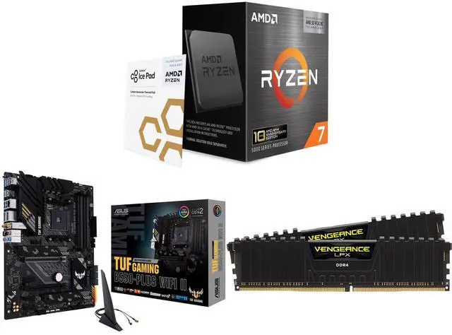 CPU Motherboard Memory Combo - AMD RYZEN 7 5800X3D Bundle with
