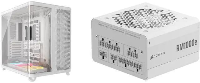 Corsair AIR5400LX-RiCUE LINK ホワイト Corsair AIR 5400 LX-R RGB iCUE LINK Mid-Tower PC Case-White with
