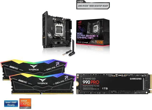 Motherboard Memory SSD Combo - ASUS ROG STRIX B650E-I GAMING WIFI