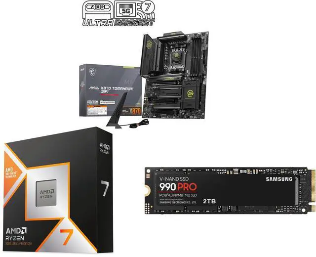 MSI MAG X870 TOMAHAWK WIFI Motherboard, ATX, AMD Ryzen 9000/8000