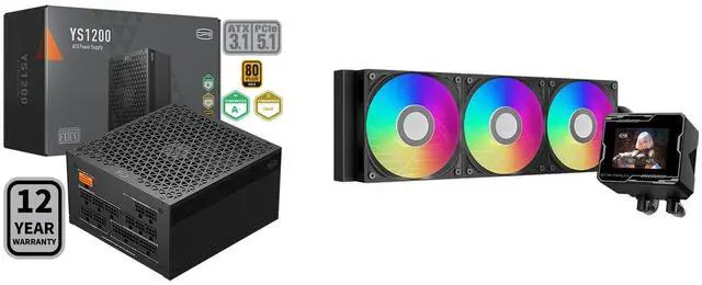 PCCOOLER CPS YS1200 Fully Modular Power Supply, 80 PLUS Gold 1200W