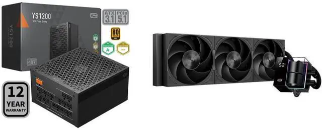 PCCOOLER CPS YS1200 Fully Modular Power Supply, 80 PLUS Gold 1200W