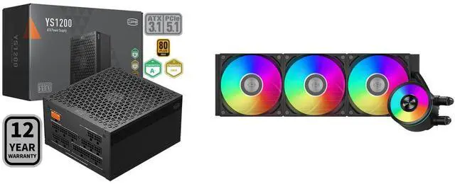 PCCOOLER CPS YS1200 Fully Modular Power Supply, 80 PLUS Gold 1200W