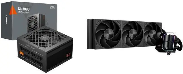 PCCOOLER CPS KN1000 Fully Modular Power Supply, 80 PLUS Gold 1000W