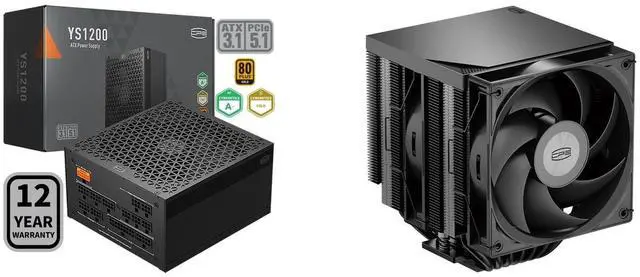 PCCOOLER CPS YS1200 Fully Modular Power Supply, 80 PLUS Gold 1200W
