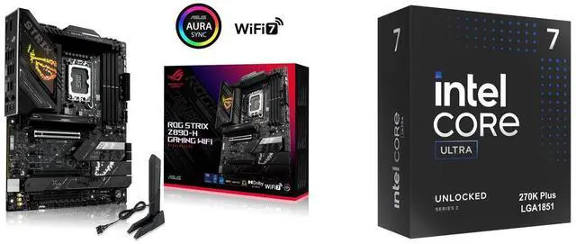 Motherboard CPU Combo - ASUS ROG STRIX Z890-H GAMING WIFI Bundle