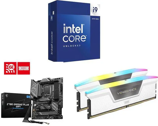 CPU Motherboard Memory Combo - Intel Core i9-14900K with MSI Z790