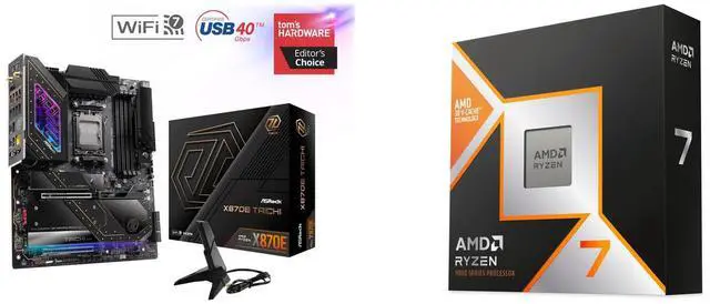 【ジャンク品】9800X3D & ASRock X870 Pro RS セット Motherboard CPU Combo - ASRock X870E Taichi Bundle with AMD Ryzen